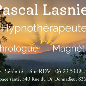 Pascal Lasnier (Quiétude et Sérénité) Fréjus, , Praticien en Hypnose Méthode Coalix®